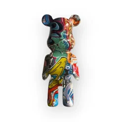 Beer beeld Teddy kleur klein 27,5cm