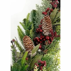 Bodi Druppelvormige Kerstslinger – L110 x B18 x H10 cm – Bordeaux