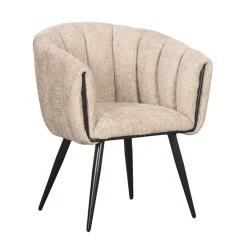 Breeze Stoel eetkamerstoelen Latte (Set van 2)