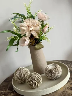 Complete tafel decoratie set japandi schelp