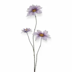 Countryfield kunstbloemen Clematis lila/paars – 89cm
