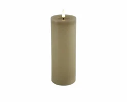 Countryfield Led Candle – Taupe – 7,5 x 20 cm