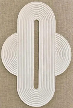 3D wanddecoratie 83x123cm Beige Taupe