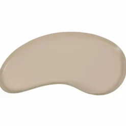 Decoratie dienblad kidney niervorm organisch Beige 52x24x2cm