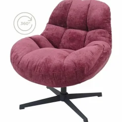 Fauteuil Charlie Bordeaux