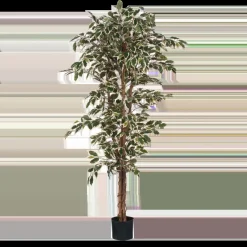 Ficus Kunstplant – H180 x Ø90 cm – Groen Bont