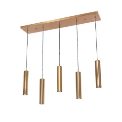 Hanglamp Cilinder Eettafel 5 | Gold