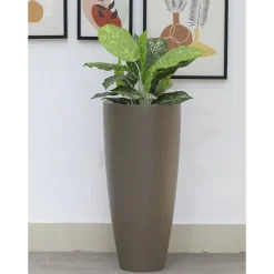 Hoge vaas Kentucky S Taupe 80 cm