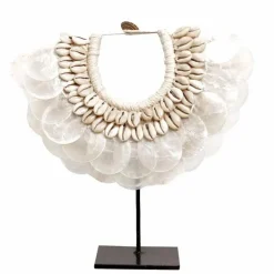 J36 Schelp ornament op voet standaard groot