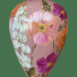 Kander luxe vaas flowermix mauve