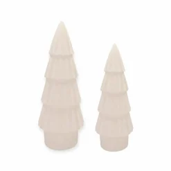 Kerst decoratie ivory offwhite japandi beeld kerstboom – 2 maten