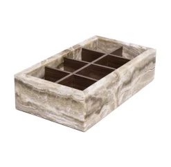 Onyx opbergdoos theedoos organizer mooisa 32,5×17,5x8cm
