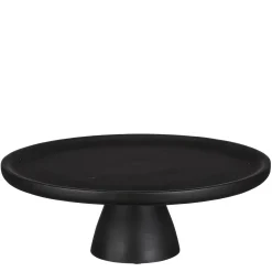 Tallo Taartplateau – H10 x Ø30 cm – 100% FSC Mangohout – Zwart