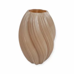 Vaas 3D Thom Silky Beige Glas – 27CM