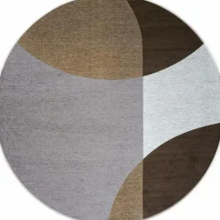 Vloerkleed Eli Brown ø120 cm