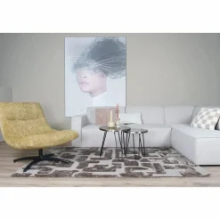 Vloerkleed Liana Bruin 160 x 230 cm